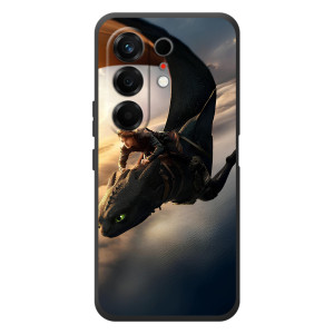 Чехол дракон Беззубик для TECNO Camon 50 – Полет Беззубика