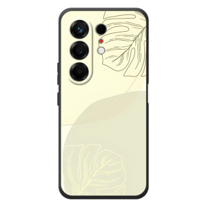 Чехол цветочный дизайн для TECNO Camon 50 – Зелёный фон