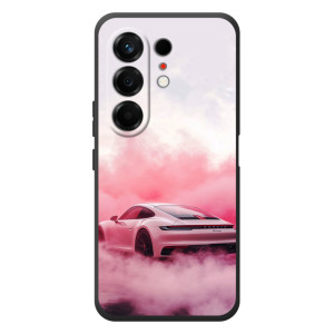 Чехол с авто Порше для TECNO Camon 50 – Розовый Порше