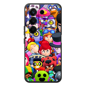 Силиконовый Чехол на TECNO Camon 50 с картинкой Brawl Stars – Персонажи