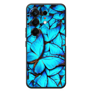 Силиконовый бампер с картинкой животных для TECNO Camon 50 (Крылья бабочек)