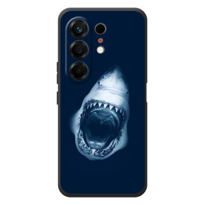 Силиконовый бампер с картинкой животных для TECNO Camon 50 (Пасть Акулы)