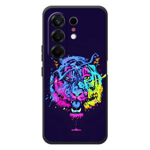 Силиконовый бампер с картинкой животных для TECNO Camon 50 (Тигр-Арт)
