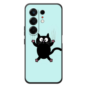 Силиконовый чехол с котиком для TECNO Camon 50 (Падающий кот)