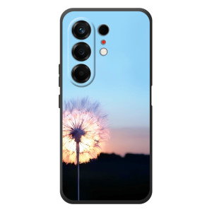 Силиконовый Чехол с одуванчиками на TECNO Camon 50 – Закат с одуванчиком