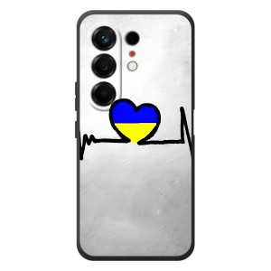 Силиконовый Чехол на TECNO Camon 50 (Я-Украина) – Украинская кардиограмма