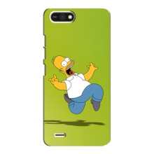 Чехол с Симпсонами для TECNO POP 2F (VPrint) (Гомер Симпсон)