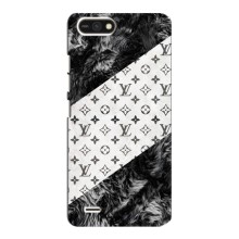 Чехол Стиль Louis Vuitton на TECNO POP 2F (LV на белом)