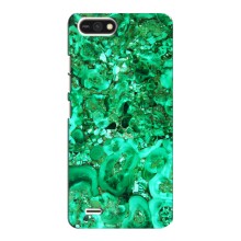 Мраморний чехол на TECNO POP 2F (VPrint) (Салатовий Мрамор)