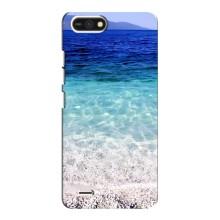 Силиконовый чехол с КАРТИНКАМИ лето для TECNO POP 2F (AlphaPrint) – Море