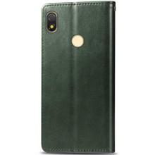 Шкіряний чохол-книжка GETMAN Gallant (PU) для TECNO POP 3 – Зелений