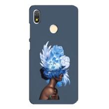 Чехлы (ART) Цветы на TECNO POP 3 (VPrint) (Квіти на голові)