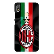 Чехлы для TECNO POP 3 (VPrint) - Футбольные клубы (ФК Милан)