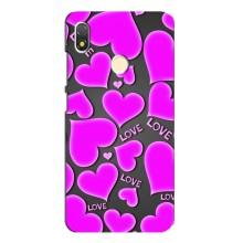 Чехлы для любимой на Техно Поп 3 (VPrint) (Pink hearts)