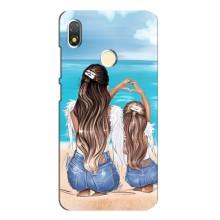 Чехол с печатью для TECNO POP 3 - (Мама с ребенком) (AlphaPrint) (Мама с доченькой)