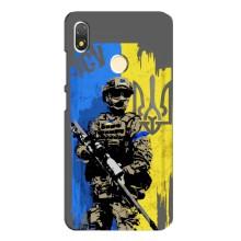 Чехлы с картинкой ЗСУ для TECNO POP 3 (AlphaPrint) (АРТ солдат)