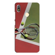 Чехлы с принтом Спортивная тематика для TECNO POP 3 – Ракетки теннис