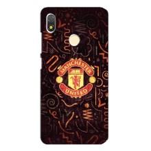 Чехол Манчестер Юнайтед для Техно Поп 3 (AlphaPrint) (эмблема МЮ)