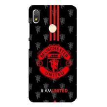Чехол Манчестер Юнайтед для Техно Поп 3 (AlphaPrint) (лого МЮ)