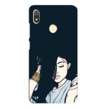 Чехол с печатью для TECNO POP 3 - (Мода) (AlphaPrint) (Красивая девочка)