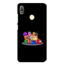 Чехол Амонг Ас для TECNO POP 3 (AlphaPrint) (Амонг-ас)