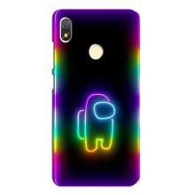 Чехол Амонг Ас для TECNO POP 3 (AlphaPrint) (Яркий скин)