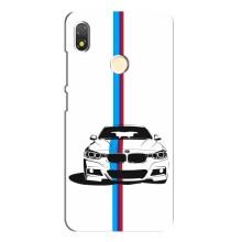 Чехол для Техно Поп 3 - с принтом БМВ (AlphaPrint) (Машина БМВ)