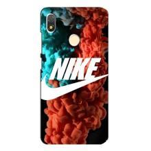 Чехол для TECNO POP 3 - с принтом Найк (AlphaPrint) (Дымчатый найк)