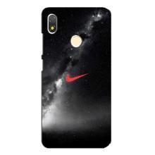 Чехол для TECNO POP 3 - с принтом Найк (AlphaPrint) (Найк красный)