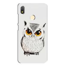 Чехол с птицами на TECNO POP 3 (VPrint) (Милая Сова)