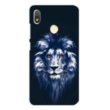 Чехол со Львом для TECNO POP 3 (VPrint) (Синий Лев)