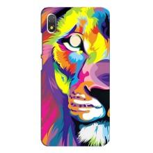 Чехол со Львом для TECNO POP 3 (VPrint) (Яркий Лев)
