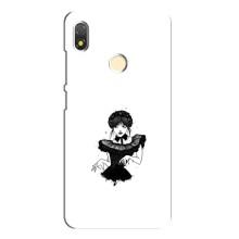 Чехлы Венсдей на TECNO POP 3 Уэнсдей (AlphaPrint) (танец Уэнздей)