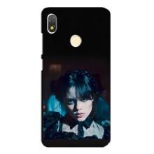 Чехлы Венсдей на TECNO POP 3 Уэнсдей (AlphaPrint) (взгляд Уэнздей)