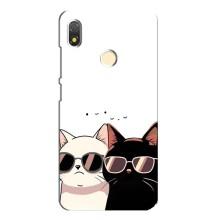 Чохол з малюнком кіт на TECNO POP 3 – Коти в окулярах