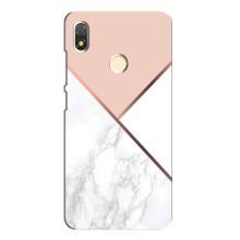 Мраморный чехол на TECNO POP 3 (VPrint) (Тройной мрамор)