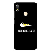 Силиконовый Чехол на TECNO POP 3 с картинкой Nike (Later)