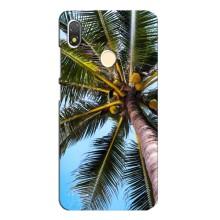 Силиконовый чехол с КАРТИНКАМИ лето для TECNO POP 3 (AlphaPrint) (Пальма)