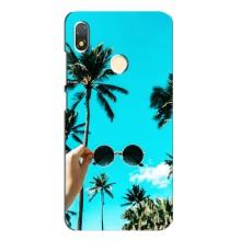 Силиконовый чехол с КАРТИНКАМИ лето для TECNO POP 3 (AlphaPrint) (Взгляд лето)