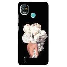 Чехлы (ART) Цветы на TECNO Pop 4 LTE (VPrint)