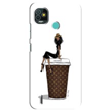 Чехлы Луи Витон для TECNO Pop 4 LTE (AlphaPrint - LOUIS VUITTON) (кофе LOUIS VUITTON)