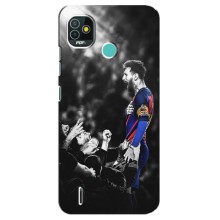 Чехлы Месси для TECNO Pop 4 LTE (AlphaPrint) (Lionel Messi)