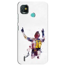 Чехлы Месси для TECNO Pop 4 LTE (AlphaPrint) (Messi Barca)