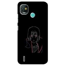 Чохли на тему: Ітачи Учіха для TECNO Pop 4 LTE (AlphaPrint) (силует Ітачі)