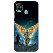 Чехлы с картинкой ЗСУ для TECNO Pop 4 LTE (AlphaPrint) (Солдат ЗСУ)