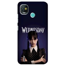 Чехлы с принтом Уэнсдей на TECNO Pop 4 LTE – Wednesdey