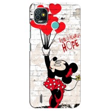 Чехол Disney Mouse TECNO Pop 4 LTE (PREMIUMPrint) (Heart Minni)