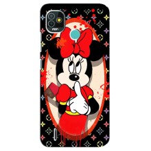 Чехол Disney Mouse TECNO Pop 4 LTE (PREMIUMPrint) (Минни Маус ЛВ)