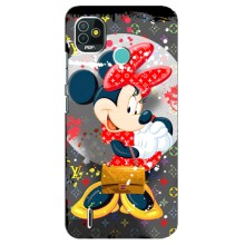 Чехол Disney Mouse TECNO Pop 4 LTE (PREMIUMPrint) (Minni с бантиком)