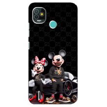 Чехол Disney Mouse TECNO Pop 4 LTE (PREMIUMPrint) (Семья Маусов)